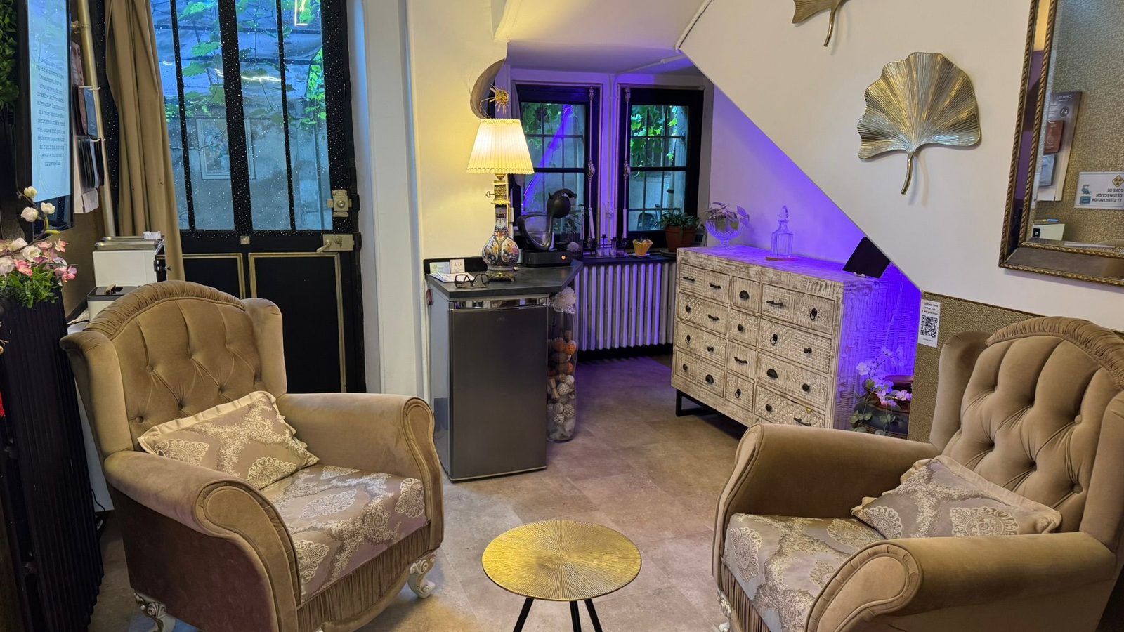 Salon d'accueil du centre à Aix-les-Bains